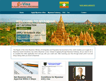 Tablet Screenshot of myanmar-evisa-online.com